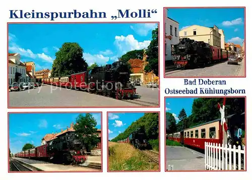 AK / Ansichtskarte Lokomotive Kleinspurbahn Molli Bad Doberan  Kat. Eisenbahn