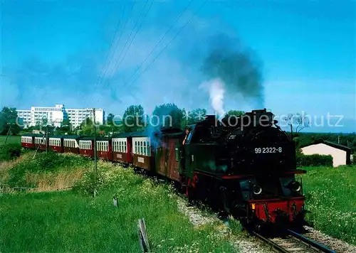 AK / Ansichtskarte Lokomotive 992322 8 Baederbahn Molli Kuehlungsborn  Kat. Eisenbahn