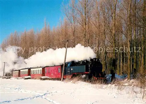 AK / Ansichtskarte Lokomotive Baederbahn Molli Gespensterwald Heiligendamm  Kat. Eisenbahn