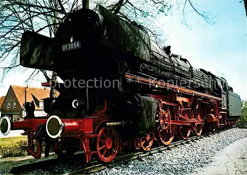 AK / Ansichtskarte Lokomotive 01 1056 Rhein Westfalen Denkmalslok Kat. Eisenbahn