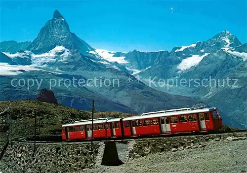 AK / Ansichtskarte Gornergratbahn Matterhorn  Kat. Gornergrat