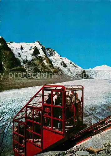 AK / Ansichtskarte Zahnradbahn Gletscherbahn Pasterzengletscher Grossglockner  Kat. Bergbahn