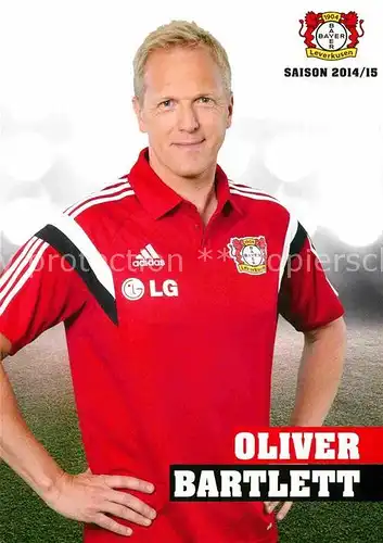 AK / Ansichtskarte Fussball Bayer Leverkusen Oliver Bartlett  Kat. Sport