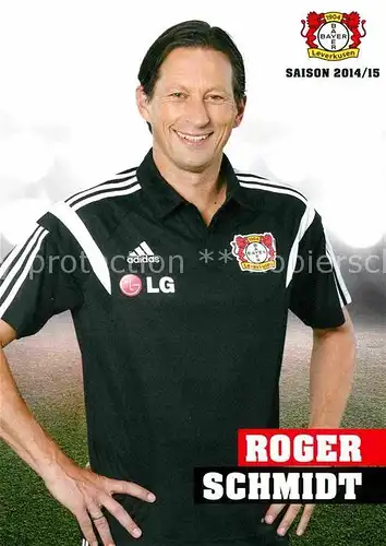 AK / Ansichtskarte Fussball Bayer Leverkusen Roger Schmidt  Kat. Sport