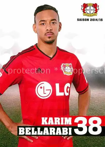 AK / Ansichtskarte Fussball Bayer Leverkusen Karim Bellarabi  Kat. Sport