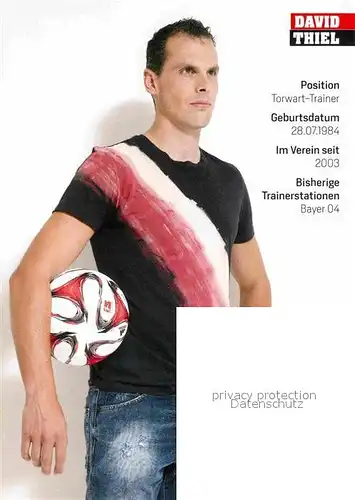 AK / Ansichtskarte Fussball Bayer Leverkusen David Thiel  Kat. Sport