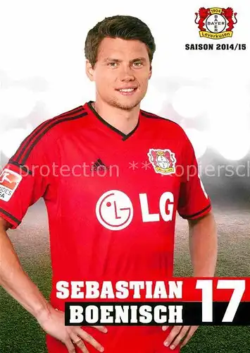 AK / Ansichtskarte Fussball Bayer Leverkusen Sebastian Boenisch  Kat. Sport