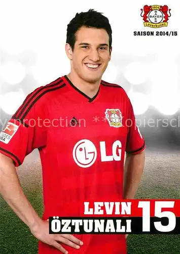AK / Ansichtskarte Fussball Bayer Leverkusen Levin oeztunali  Kat. Sport