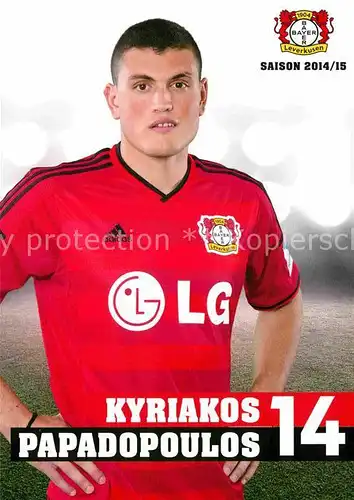 AK / Ansichtskarte Fussball Bayer Leverkusen Kyriakos Papadopoulos  Kat. Sport