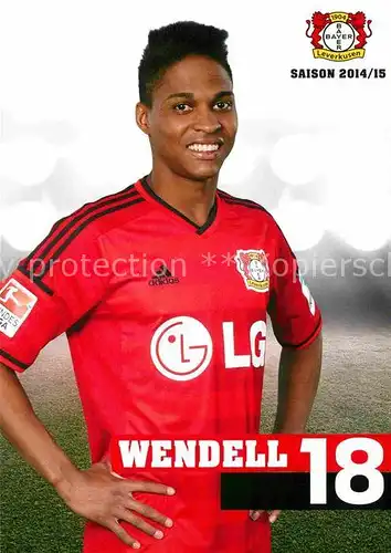 AK / Ansichtskarte Fussball Bayer Leverkusen Wendell  Kat. Sport