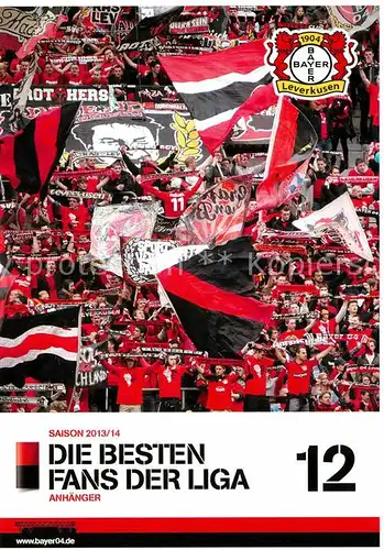 AK / Ansichtskarte Fussball Bayer 04 Leverkusen Fans  Kat. Sport