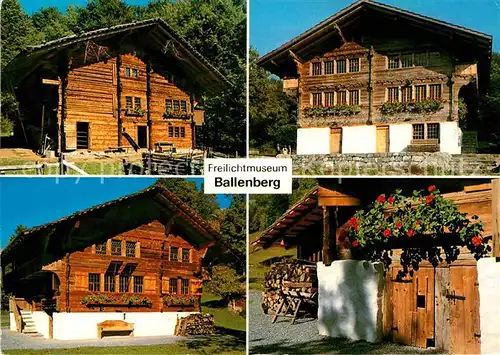 AK / Ansichtskarte Amriswil TG Freilichtmuseum Ballenberg alte Haeuser von Adelboden Brienz Matten Kat. Amriswil