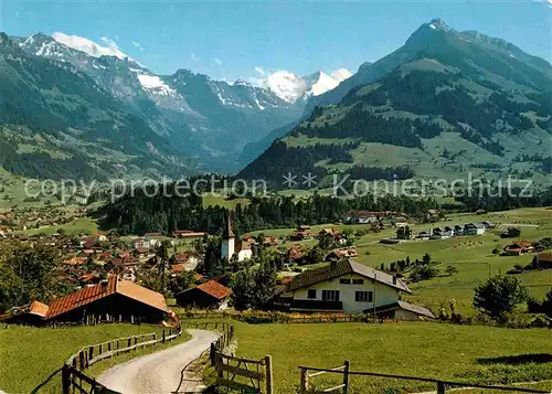 AK / Ansichtskarte Frutigen BE mit Doldenhorn Balmhorn Altels Elsighorn Kat. Frutigen