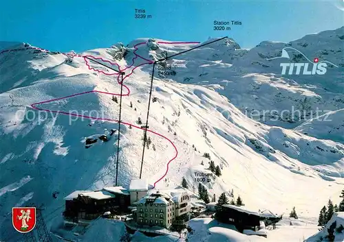 AK / Ansichtskarte Engelberg OW Titlis Skibebiet Truebsee Kat. Engelberg