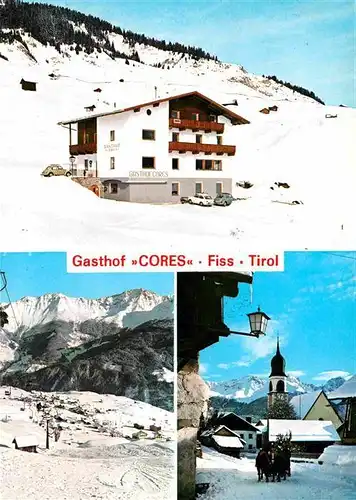 AK / Ansichtskarte Fiss Tirol Gasthof Cores Kat. Fiss
