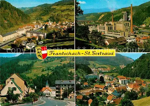 AK / Ansichtskarte Frantschach St.Gertraud Panorama Kohlebergwerk Strassenpartie Kat. Frantschach St.Gertraud