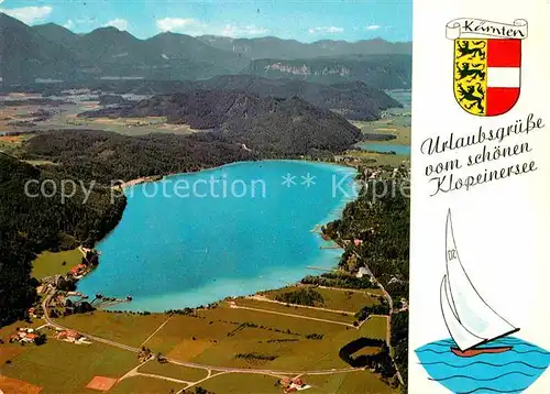 AK / Ansichtskarte Klopeinersee Fliegeraufnahme Kat. Oesterreich