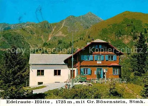 AK / Ansichtskarte Rottenmann Steiermark Edelraute Huette mit Gr Boesenstein Kat. Rottenmann