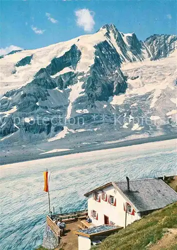 AK / Ansichtskarte Hofmannshuette mit Grossglockner Kat. Heiligenblut Kaernten