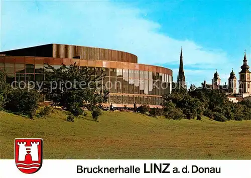 AK / Ansichtskarte Linz Donau Brucknerhalle Kirchen Kat. Linz