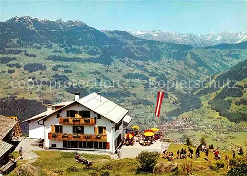 AK / Ansichtskarte Tschagguns Vorarlberg Alpengasthof Grabs Fliegeraufnahme Kat. Tschagguns