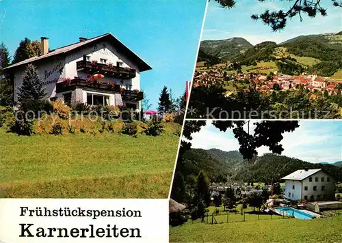 AK / Ansichtskarte Tuernitz Niederoesterreich Fruehstueckspension Karnerleiten Panorama Swimmingpool Kat. Tuernitz
