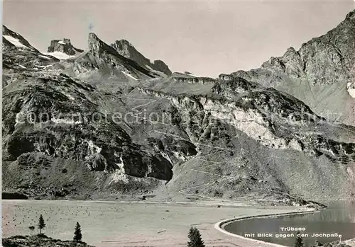 AK / Ansichtskarte Truebsee OW mit Blick gegen den Jochpass Kat. Engelberg