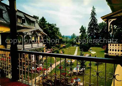 AK / Ansichtskarte Velden Woerther See Strandhotel Bulfon Garten Kat. Velden am Woerther See