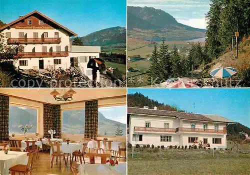 AK / Ansichtskarte Kranzach Alpengasthof Josefshoehe Pension Seerose