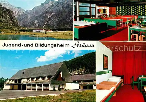 AK / Ansichtskarte Gruenau Almtal Jugend und Bildungsheim Almsee Totes Gebirge Kat. Gruenau im Almtal Salzkammergut