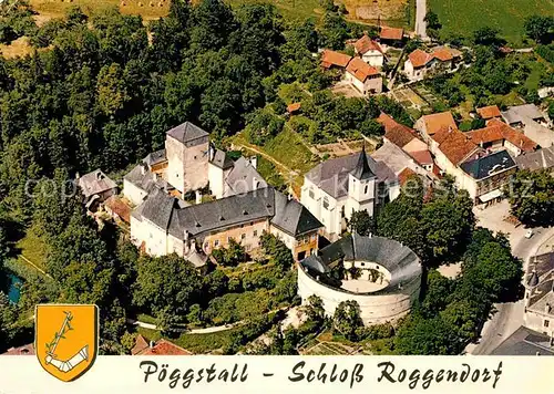AK / Ansichtskarte Poeggstall Schloss Roggendorf Fliegeraufnahme Kat. Poeggstall