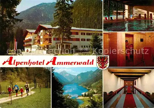 AK / Ansichtskarte Reutte Tirol Alpenhotel Ammerwald Kegelbahn Sauna Wandern See Alpen Kat. Reutte
