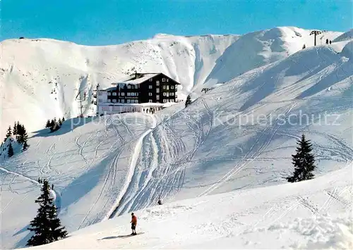 AK / Ansichtskarte Kitzbuehel Tirol Schiparadies Hahnenkamm Hotel Ehrenbachhoehe Sessellift Steinbergkogel und Griesalmabfahrt Kat. Kitzbuehel