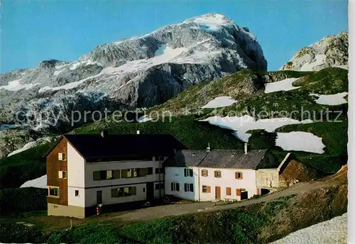 AK / Ansichtskarte Tilisunahuette gegen Weissplatte im Alpenpark Montafon Kat. Tschagguns Vorarlberg