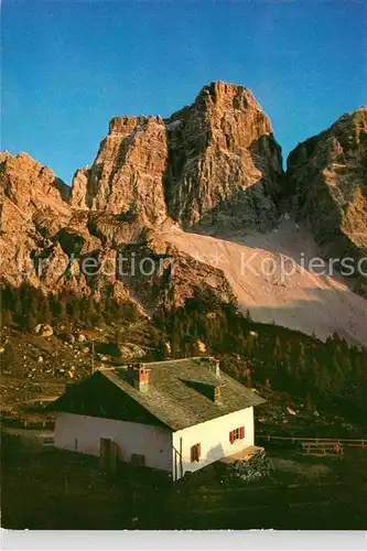 AK / Ansichtskarte Rifugio Citta di Fiume Berghuette Dolomiten