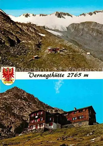 AK / Ansichtskarte Vernagthuette Berghaus oetztaler Alpen Kat. Vent Soelden