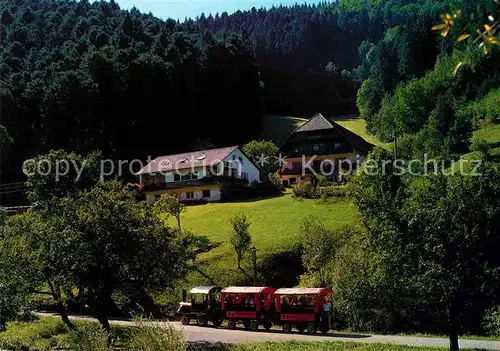AK / Ansichtskarte Muehlenbach Baden Cafe Pension Talblick im Schwarzwald Touristenbahn Kat. Muehlenbach