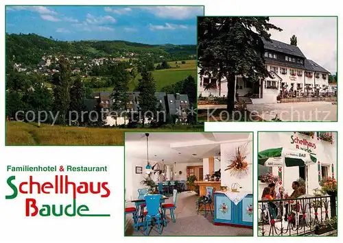 AK / Ansichtskarte Geising Erzgebirge Familienhotel Restaurant Schellhaus Baude Kat. Geising Osterzgebirge