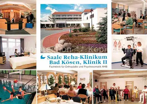 AK / Ansichtskarte Bad Koesen Saale Reha Klinikum Gruppen  und Einzeltraining Kat. Bad Koesen
