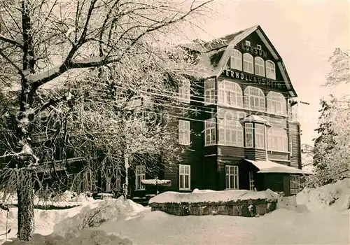 AK / Ansichtskarte Oberhof Thueringen Konsum Erholungsheim im Winter Kat. Oberhof Thueringen