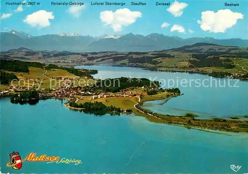 AK / Ansichtskarte Mattsee Salzburg Reiteralp Luftaufnahme Zwiesel Steinberge Hochkalter  Kat. Mattsee