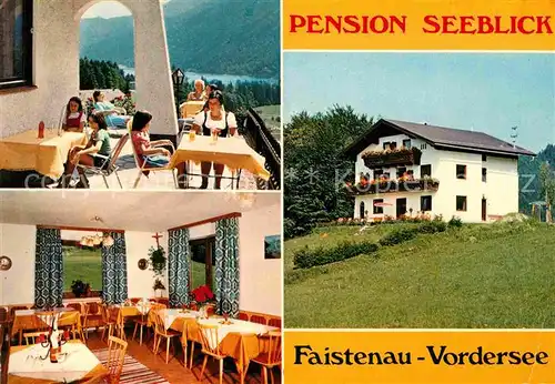 AK / Ansichtskarte Faistenau Salzburg Pension Seeblick Kat. Faistenau
