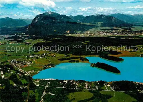 AK / Ansichtskarte Faakersee Dobratsch Sandbank Campingplatz  Kat. Villach