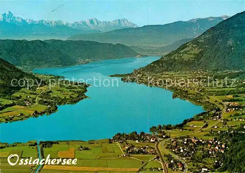 AK / Ansichtskarte Ossiachersee Luftaufnahme Steindorf Stiegl Bodensdorf  Kat. Ossiach