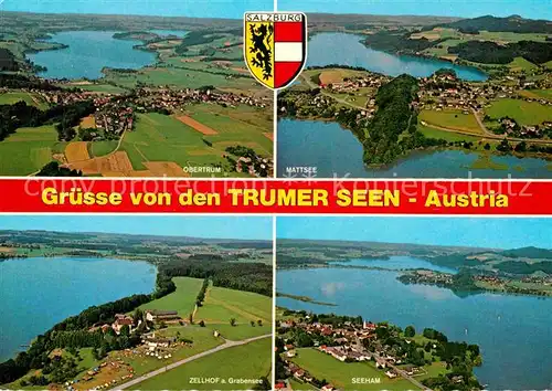 AK / Ansichtskarte Salzburger Land Trumer Seen Camping Wassersport