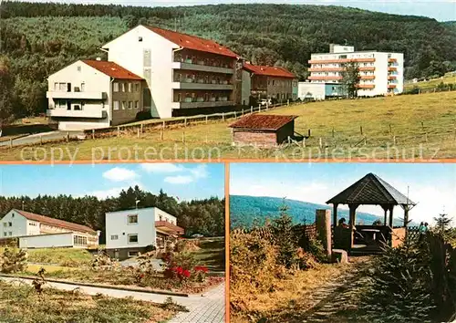 AK / Ansichtskarte Neukirchen Knuellgebirge Waldsanatorium Urbachtal Sanatorium Dr. Bartsch KG Kat. Neukirchen