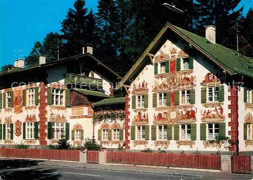 AK / Ansichtskarte Oberammergau Kinderheim Haensel und Gretel bemaltes Haus Kat. Oberammergau