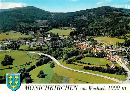 AK / Ansichtskarte Moenichkirchen Fliegeraufnahme am Wechsel Kat. Moenichkirchen am Wechsel