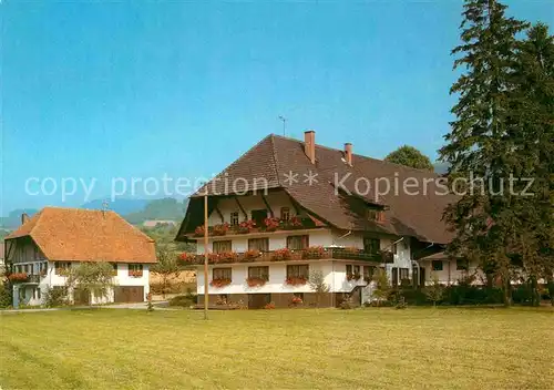 AK / Ansichtskarte Unterharmersbach Ferien auf dem Bauernhof Kuretzhof Kat. Zell am Harmersbach