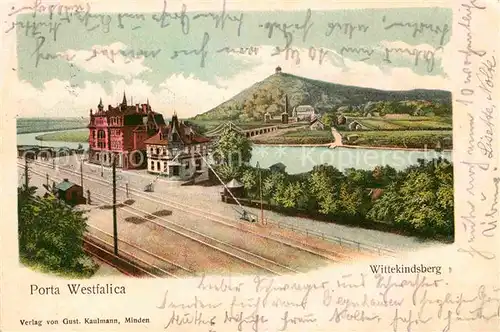 AK / Ansichtskarte Porta Westfalica Wittekindsberg Kat. Porta Westfalica